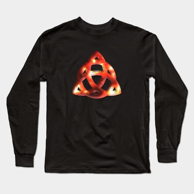 Triquetra Celtic Knot Long Sleeve T-Shirt by Africa